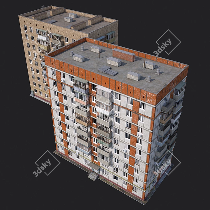 Residential Homes in Moscow | Azov St. 21 & Chongarsky Blvd. 30 3D model image 2