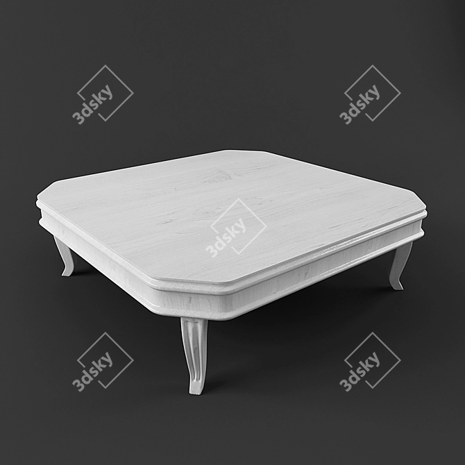 Minimalist Coffee Table with 3D Models | Vray Render 3D model image 1