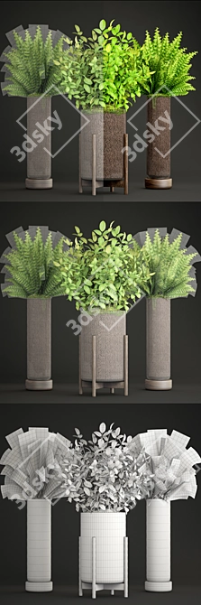 Green Oasis Plant Collection 3D model image 3