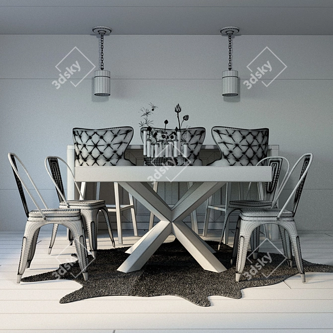 Archived 3D Max Set with Textures 3D model image 3