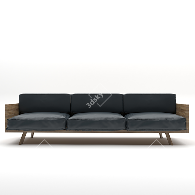 Comfort Cloud Sofa Seat 3D model image 1