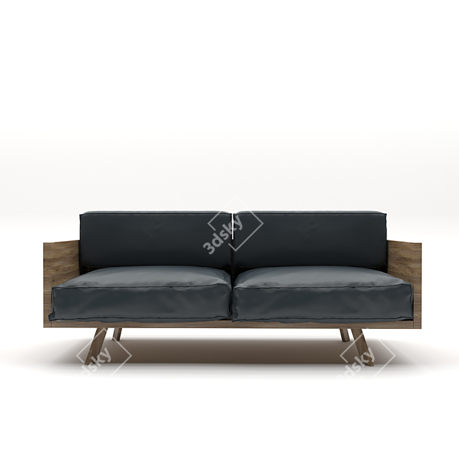 Cozy Corner Sofa 3D model image 1