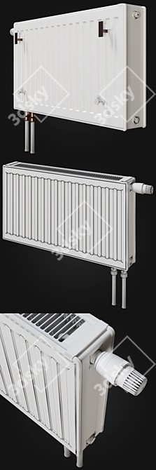 Vogel & Noot Steel Radiator 3D model image 3