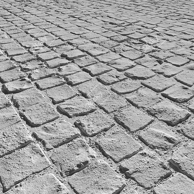 Cobblestone Photogrammetry Pack 3D model image 2