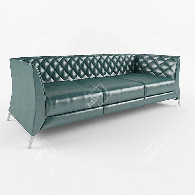 Grassy Comfort Sofa 3D model image 2