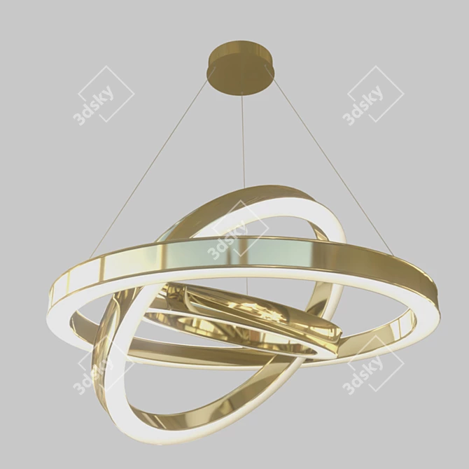 Title: Stary Pendant Light 3D model image 1