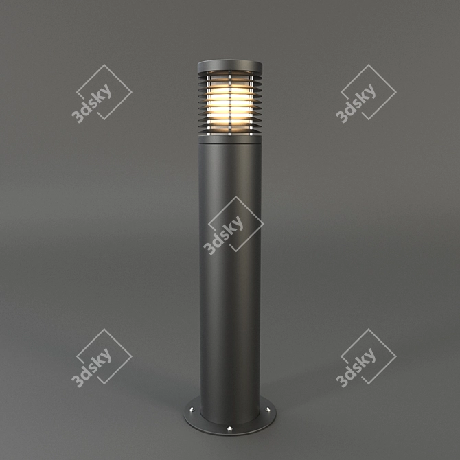 Urban Glow: Modern Street Light 3D model image 1