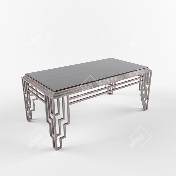 Art Deco Coffee Table 3D model image 1