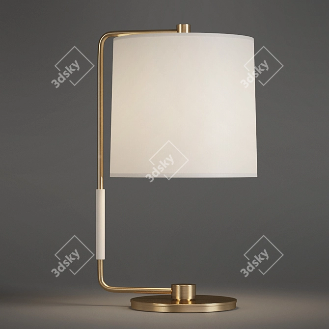 Modern Swing Table Lamp 3D model image 1