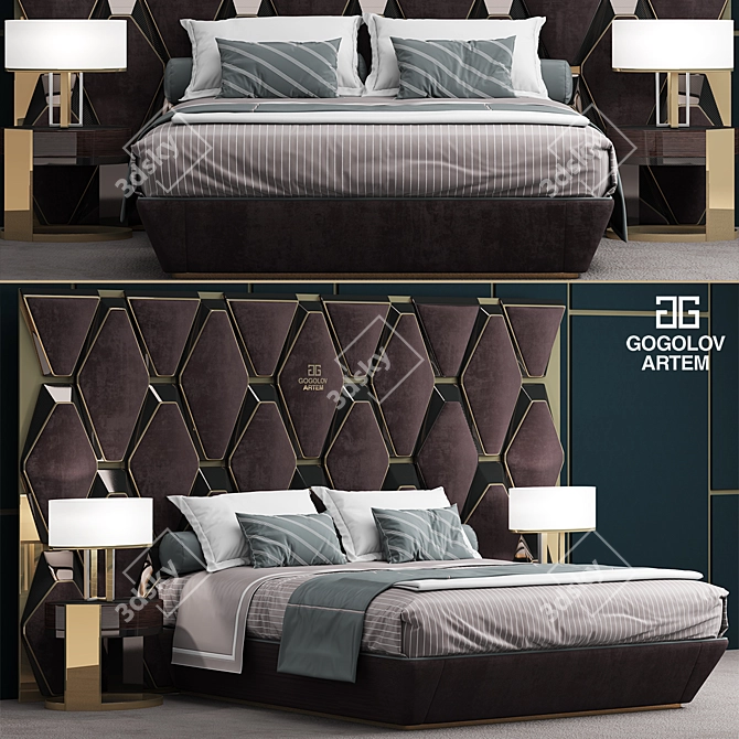 Gogolov Artem Bed 3D model image 1