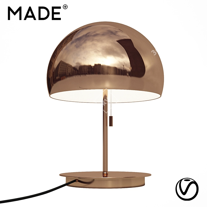 Modern Collet Lamp by MADE 3D model image 2