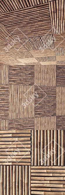 Bamboo Branches: Versatile 3D Decor 3D model image 2