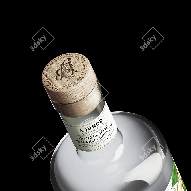 Authentic French Artisan Absinthe 3D model image 3