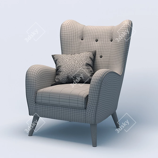 ErgoFit Spine-Perfect Armchair 3D model image 2