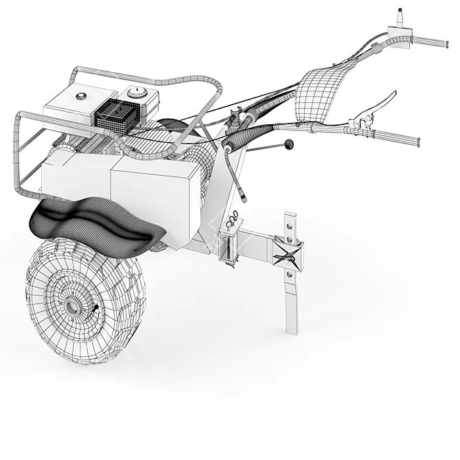 PowerPro Turbo Tiller 3D model image 3