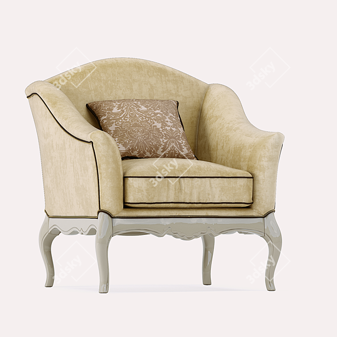 Carpanese Collection: Sofa, Armchair, Table 3D model image 2