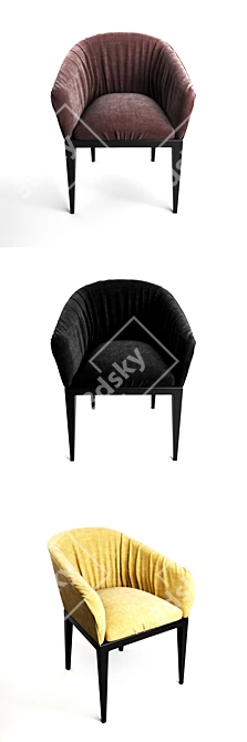 Modern Elegance: Roche Bobois Morgana Chair 3D model image 2