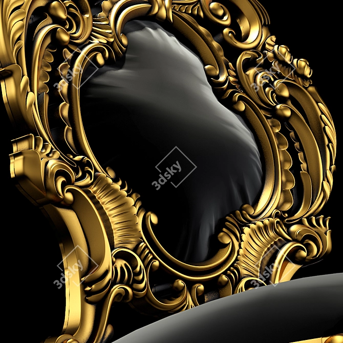 Silik Baroque Chair 3D model image 2