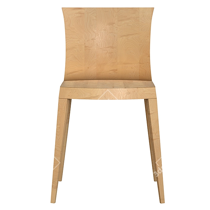 Modern Maple Diesis Chair: Segis 3D model image 2