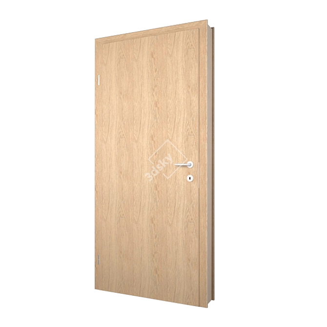 Terra Wood Textured Internal Door - High-Quality &
Terra Internal Door - Premium Wood Texture &
Terra High Poly Internal Door 3D model image 2