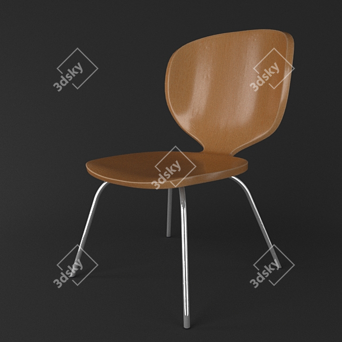 Bistro Seat: Stylish and Comfortable 3D model image 3