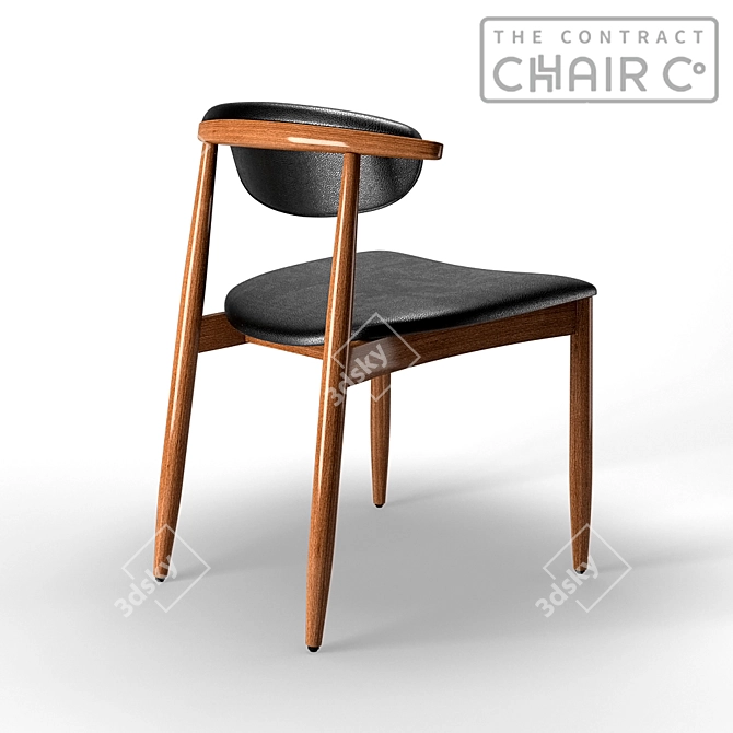 Contemporary Galinha Side Chair 3D model image 2