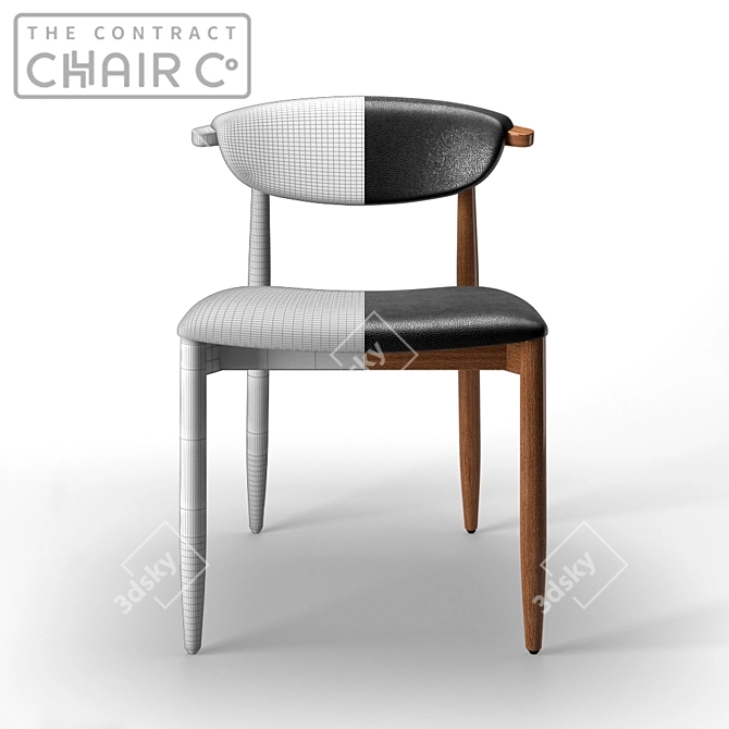 Contemporary Galinha Side Chair 3D model image 3