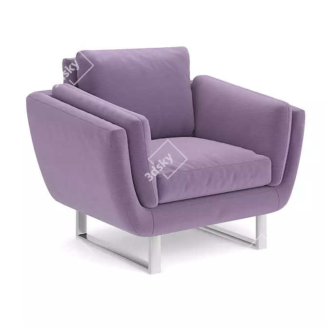 Modern Comfort: Drexel Select Chair 3D model image 3