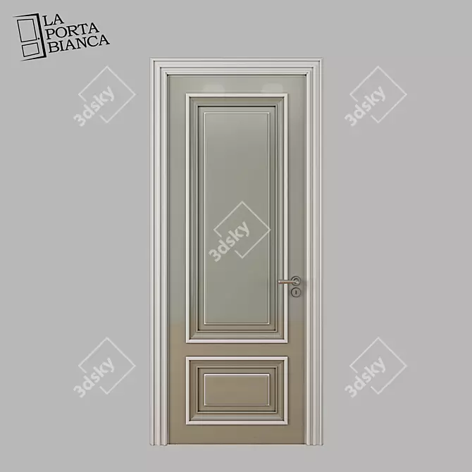 Classic Collection: Exquisite 6M5 Interior Door 3D model image 1