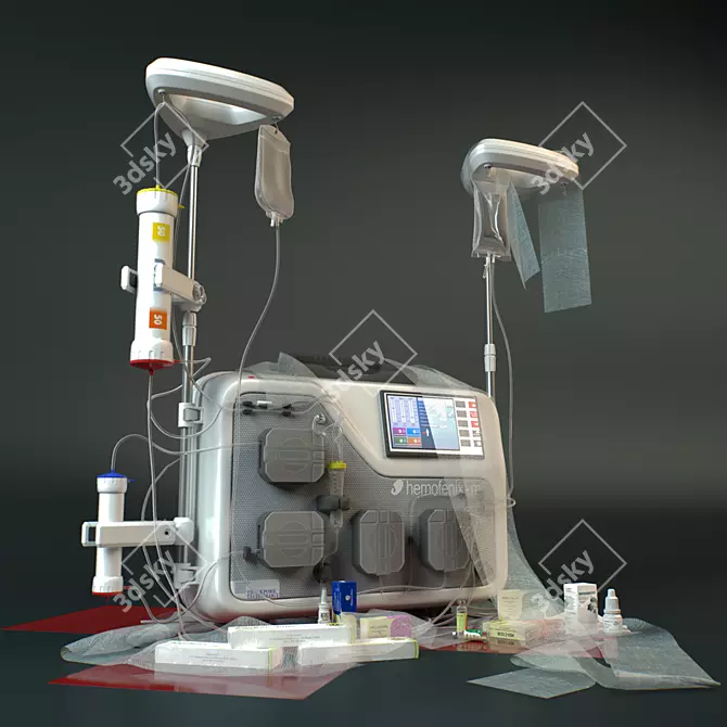 Plasma Exchange Apparatus 3D model image 1