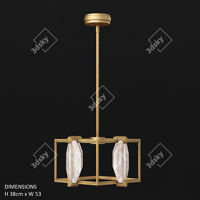 Elegant Fine Art Lamps 3D model image 1