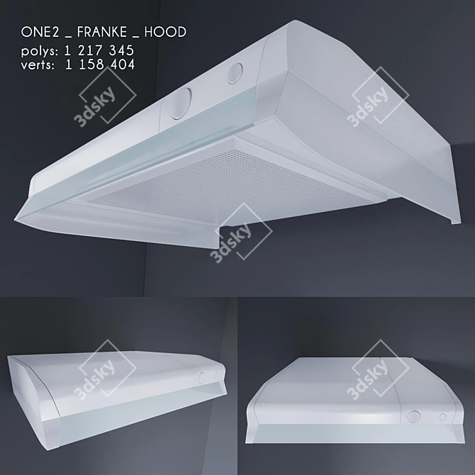 Title: Enhanced Franke Hood: Uncompromising Quality 3D model image 1