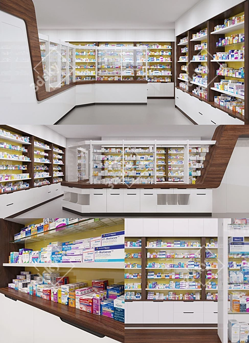 Pharmacy Drug Collection: Extensive models 3D model image 2