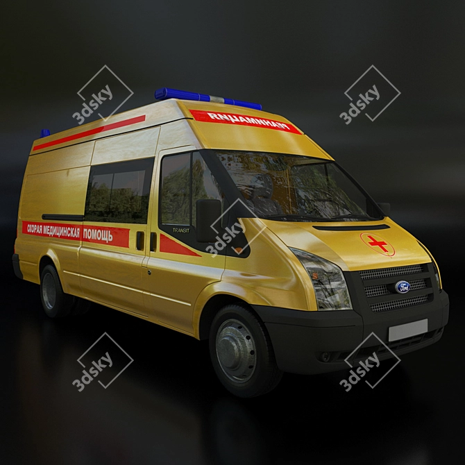 Ford Transit ICU: Revitalize Your Ride 3D model image 1