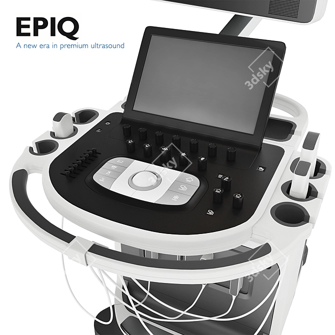Advanced Ultrasound System: Philips EPIQ 7 3D model image 2