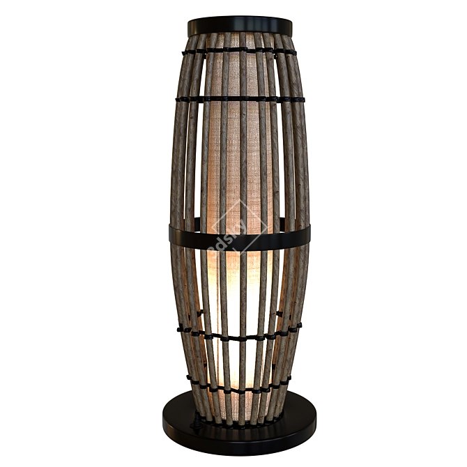 Elegant Biscayne Table Lamp 3D model image 1