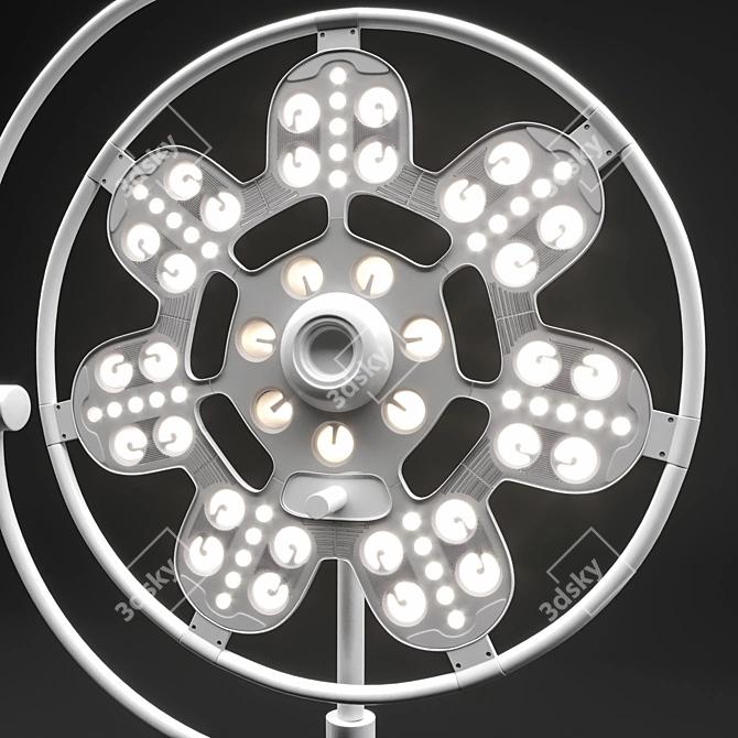 Versatile Medical Lighting Solution 3D model image 2