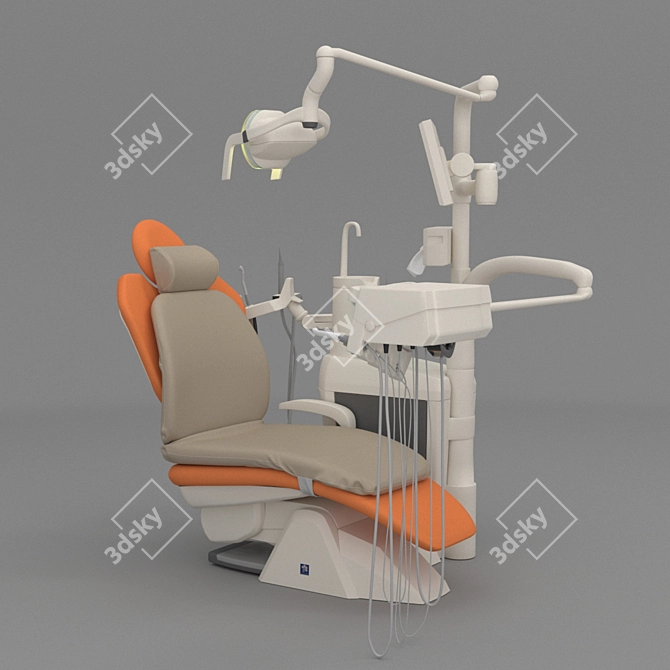 SternWeber Dental Chair 3D model image 2