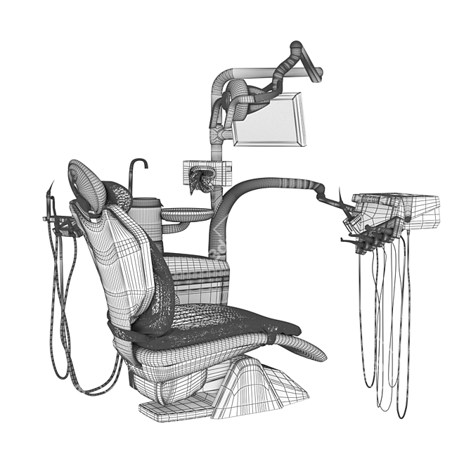SternWeber Dental Chair 3D model image 3