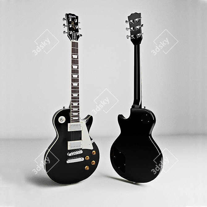 Gibson Les Paul 2017 HP Electric Guitar 3D model image 1