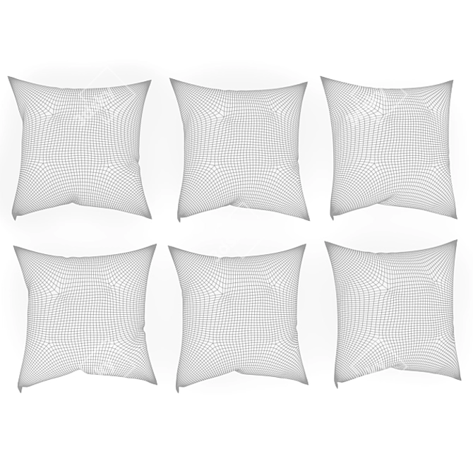 Festive Pillow Collection 3D model image 2