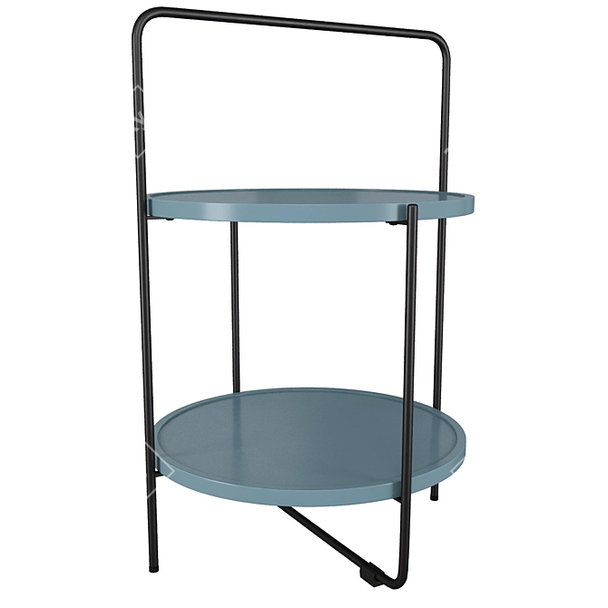 Stylish Tray Table for Timeless Elegance 3D model image 1
