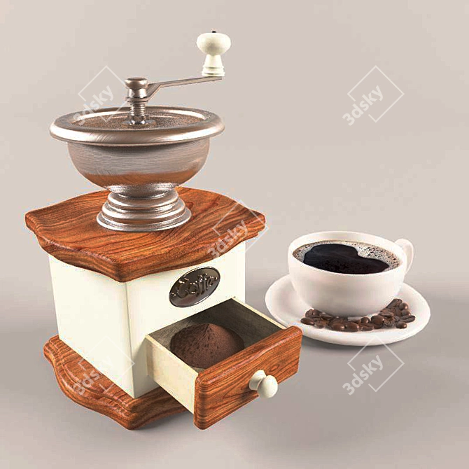 Handheld Coffee Grinder 3D model image 1