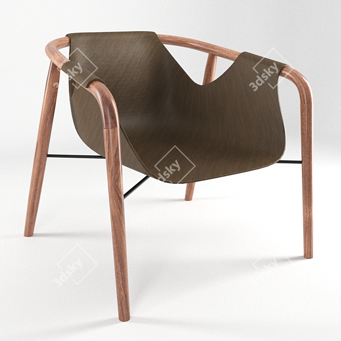 Hamac: Stylish Armchair by SAINTLUC 3D model image 2