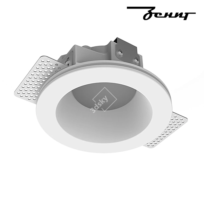 Title: Zenit STP Embedded LED Spotlight 3D model image 1