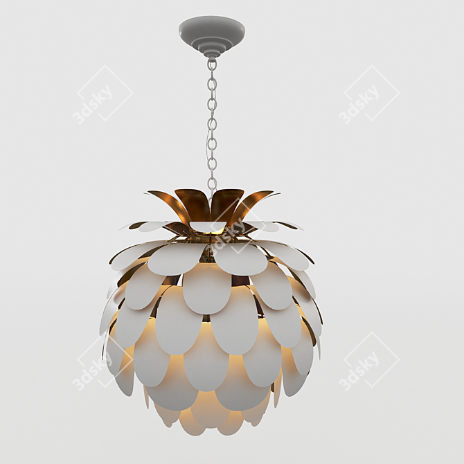 Elegant Cynara Chandelier for Stylish Spaces 3D model image 2