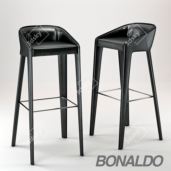 Sleek Lamina Too Chair 3D model image 1