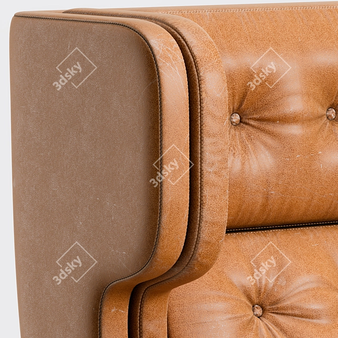 Elegant EJ 315 Armchair 3D model image 3