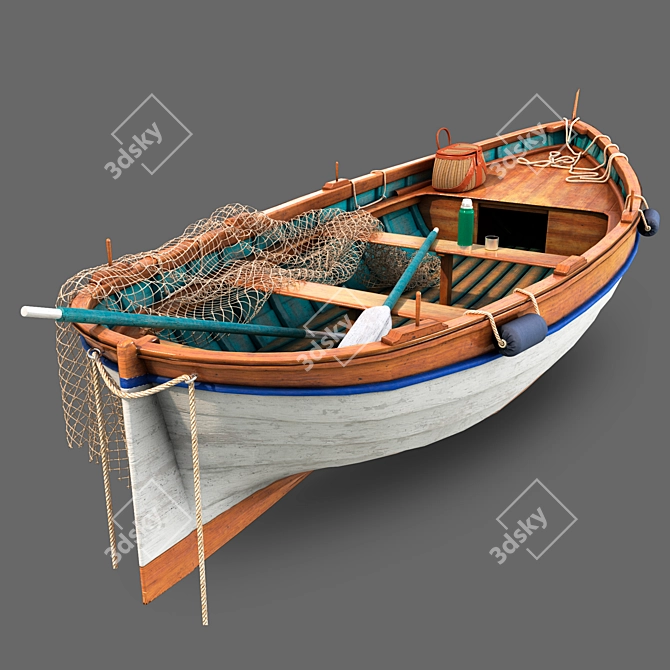 Ultimate Fishing Boat 3D model image 2