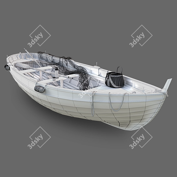 Ultimate Fishing Boat 3D model image 3